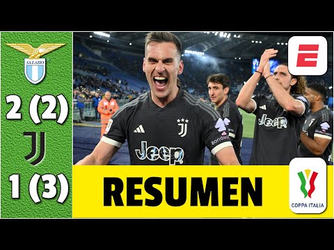 ¡DRAMÁTICO! Lazio ganó 2-1 a Juventus pero NO PUDO REMONTAR la serie | Copa Italia
