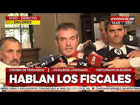 Hablan los fiscales del caso Báez Sosa: Es un fallo con una condena muy dura