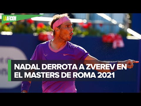 Rafa Nadal avanza a semifinales en el Masters de Roma