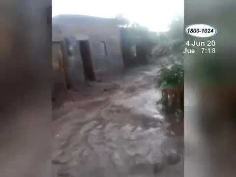 Fuertes lluvias dejan inundaciones en la ciudad de Esteli