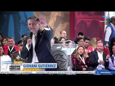 Giovani Gutiérrez, alcalde de Coyoacán, rinde su segundo informe de gobierno | Noticias con Zea