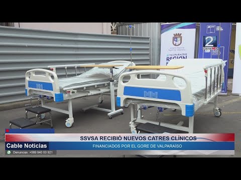 14 JUN 2024 SSVSA recibió nuevos catres clínicos financiados por el GORE de Valparaíso
