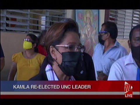 Kamla Re-Elected As UNC Political Leader