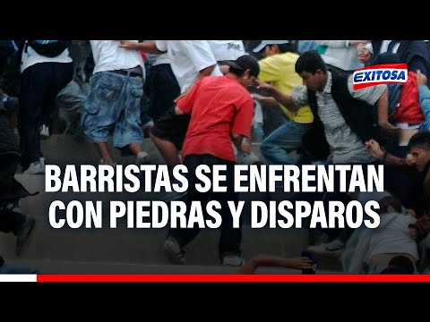 Arequipa: Barristas se enfrentan con piedras y disparos en el distrito Mariano Melgar