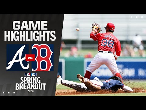 Braves vs. Red Sox Spring Breakout Game Highlights (3/16/24) | MLB Highlights