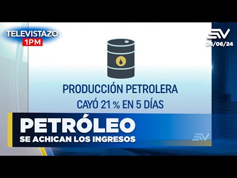 La suspensión del transporte de crudo afecta la producción petrolera | Televistazo #ENVIVO