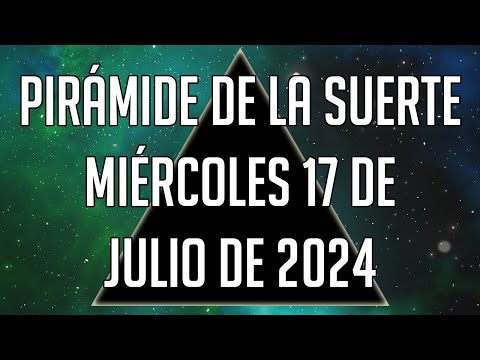 Pirámide de la Suerte para el Miércoles 17 de Julio de 2024 - Lotería de Panamá