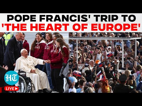 Pope Francis LIVE | Pope Francis Begins Trip To 'The Heart of Europe' | Pope Francis In Luxembourg