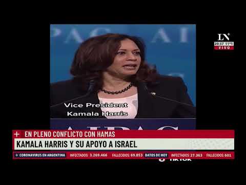 Kamala Harris, vicepresidenta de Estados Unidos, expresó su apoyo hacia Israel