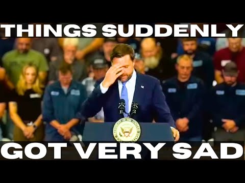 Things Suddenly Got Very Emotional In JD Vance's Latest Speech.