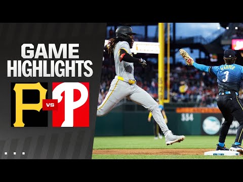 Pirates vs. Phillies Game Highlights (4/12/24) | MLB Highlights