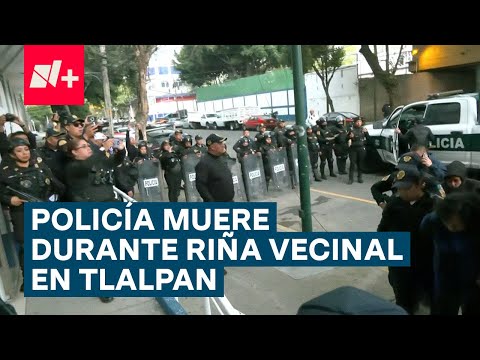 Muere mando policiaco durante riña vecinal en Tlalpan - N+