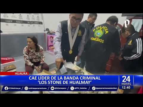 Huaura: Cae lider de banda criminal Los Stone de Hualmay