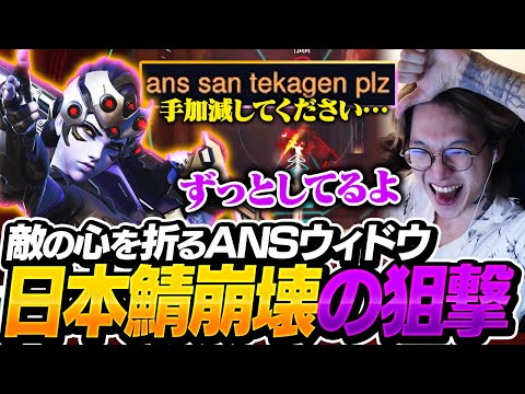 【手加減？ずっとしてるよ】日本鯖で強者の一言を放つANSウィドウ【Overwatch2/オーバーウォッチ2】