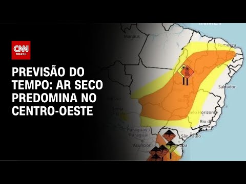 Previsão do Tempo: ar seco predomina no centro-oeste | CNN NOVO DIA