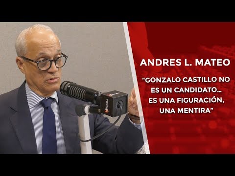 Andrés L. Mateo: “Gonzalo Castillo no es un candidato… es una figuración, una mentira”