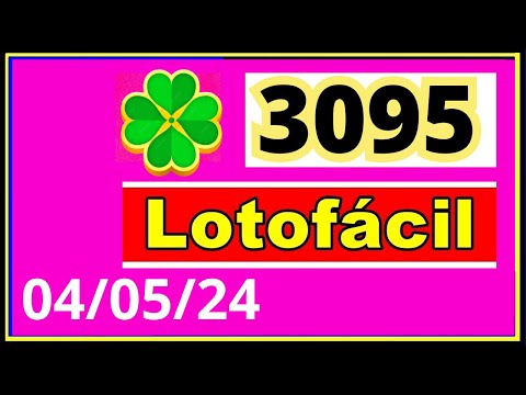 LotoFacil 3095 - Resultado da Lotofacil Concurso 3095