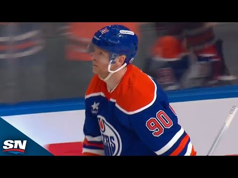 Corey Perry Avoids Nacho Platter To Blast One-Timer Goal