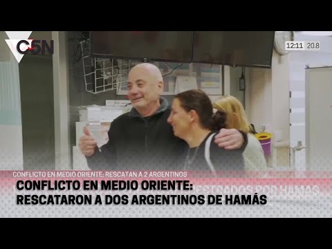 CONFLICTO en MEDIO ORIENTE: RESCATARON a DOS ARGENTINOS de HAMÁS