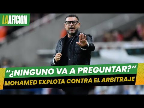 Antonio Mohamed reacciona a polémica arbitral en el partido contra Chivas