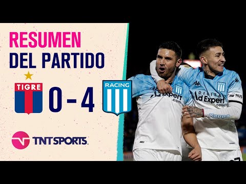 La Academia goleó a un Matador que no encuentra el rumbo | #Tigre 0-4 #Racing | Resumen