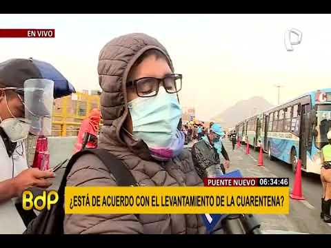 Puente Nuevo: usuarios se pronuncian por levantamiento de cuarentena