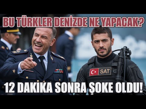 "What will these Turks do at sea?" he said and 12 minutes later he was shocked! 🌊 Italian Command...