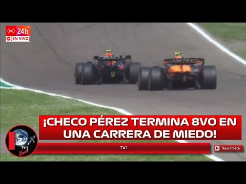 Checo Pérez termina 8vo tras tremenda carrera entre Verstappen y Norris GP de Emilia Romagna