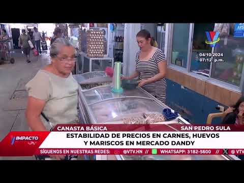 Vendedores del mercado Dandy reportan estabilidad en precios de la canasta básica