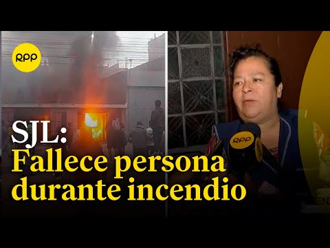 San Juan de Lurigancho: Fallece persona durante incendio en vivienda