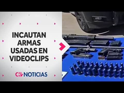 LAS USABAN EN VIDEOS DE MÚSICA URBANA: Incautan armas y autos de lujo en San Ramón y Puente Alto