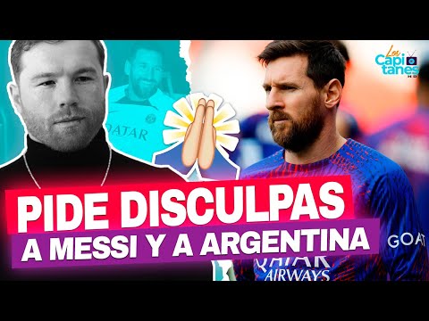 Canelo Álvarez pide disculpas a Messi y a Argentina