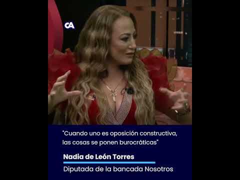 Nadia de León señala tardanza de Directiva del Congreso para resolver estatus de bancada Nosotros