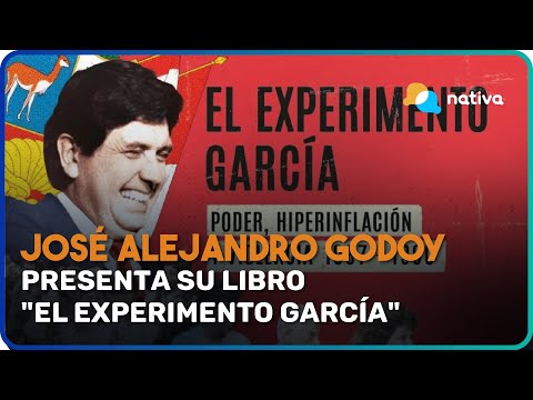 José Alejandro Godoy presenta su libro El experimento García: poder, hiperinflación y violencia