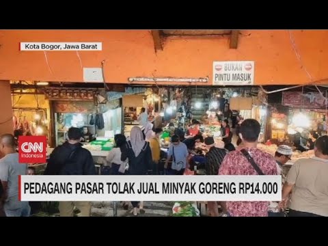 Pedagang Pasar Tolak Jual Minyak Goreng Rp 14 000