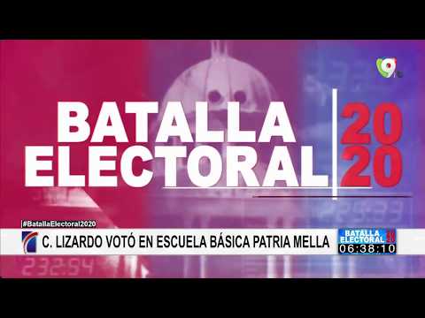 Así votaron Vinicio Castillo, Rafael Paz y Cristina Lizardo este 5JUL | Batalla Electoral 2020