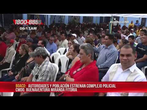Inauguran complejo departamental de la Policía Nacional en Boaco - Nicaragua