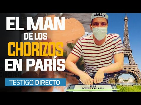 El colombiano que es famoso en París por vender chorizos - Testigo Directo