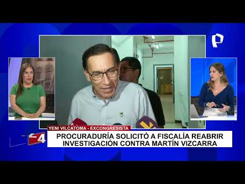 Yeni Vilcatoma: “Martín Vizcarra tiene de rodillas al Ministerio Público”