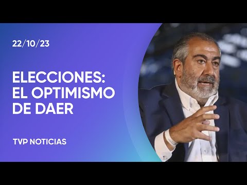 Elecciones 2023: Somos optimistas con los resultados, dijo Héctor Daer