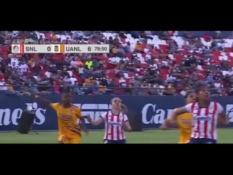 Tigres Femenil golea 0-6 a domicilio al Atlético de San Luis.