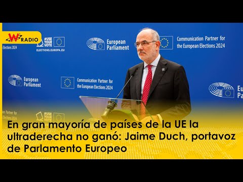 En gran mayoría de países de UE la ultraderecha no ganó: portavoz de Parlamento Europeo