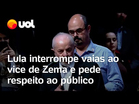 Vice de Zema é vaiado em evento e Lula intervém: 'Está aqui porque foi convidado; somos civilizados'