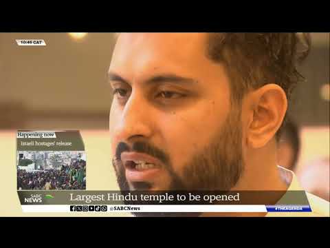 Largest Hindu temple in Southern Hemisphere to open