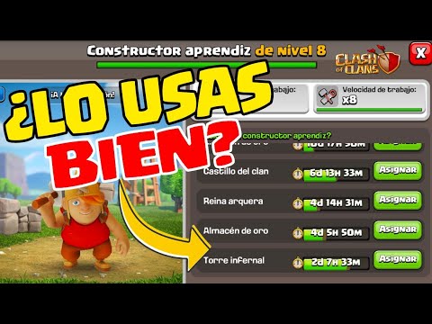 OCUPA PERFECTAMENTE EL CONSTRUCTOR APRENDIZ EN TU ALDEA de Clash of Clans Guillenlp28