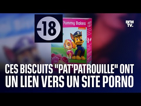 Royaume-Uni: ces biscuits Pat’Patrouille affichent un lien renvoyant vers un site porno
