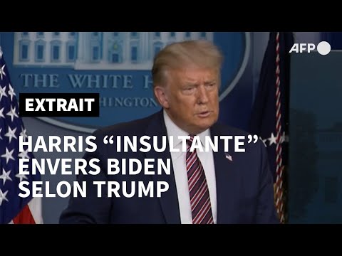 Trump: Personne n'a été plus insultant envers Biden que Kamala Harris | AFP