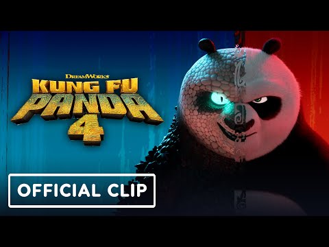 Kung Fu Panda 4 - Official Po vs. Chameleon Po Clip (2024) Jack Black, Viola Davis