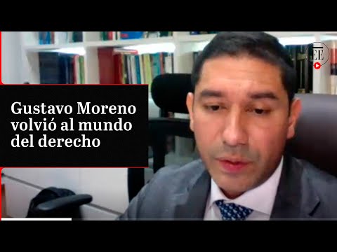 El agarrón del exfiscal Gustavo Moreno en su regreso a los estrados judiciales | El Espectador