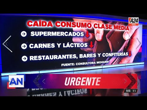 CAÍDA DEL CONSUMO CLASE MEDIA